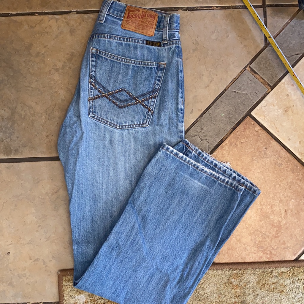Lucky Brand Cotton Straight Leg Denim Jeans  30